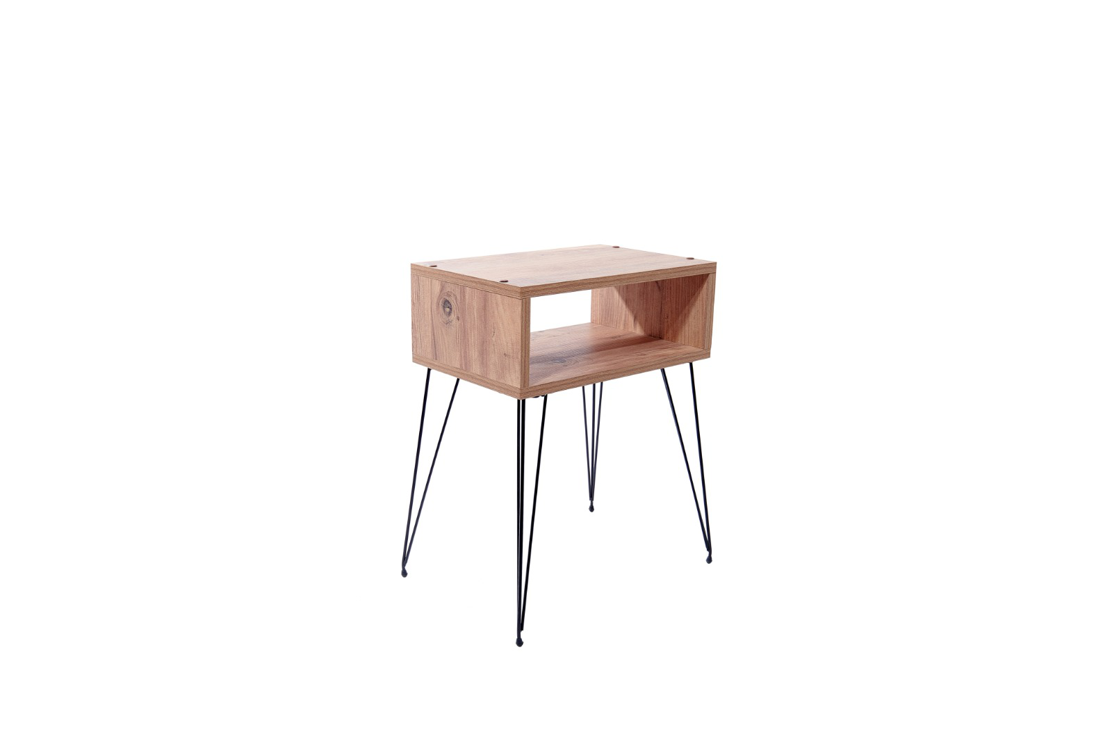 BED SIDE TABLE  | DARK WOOD