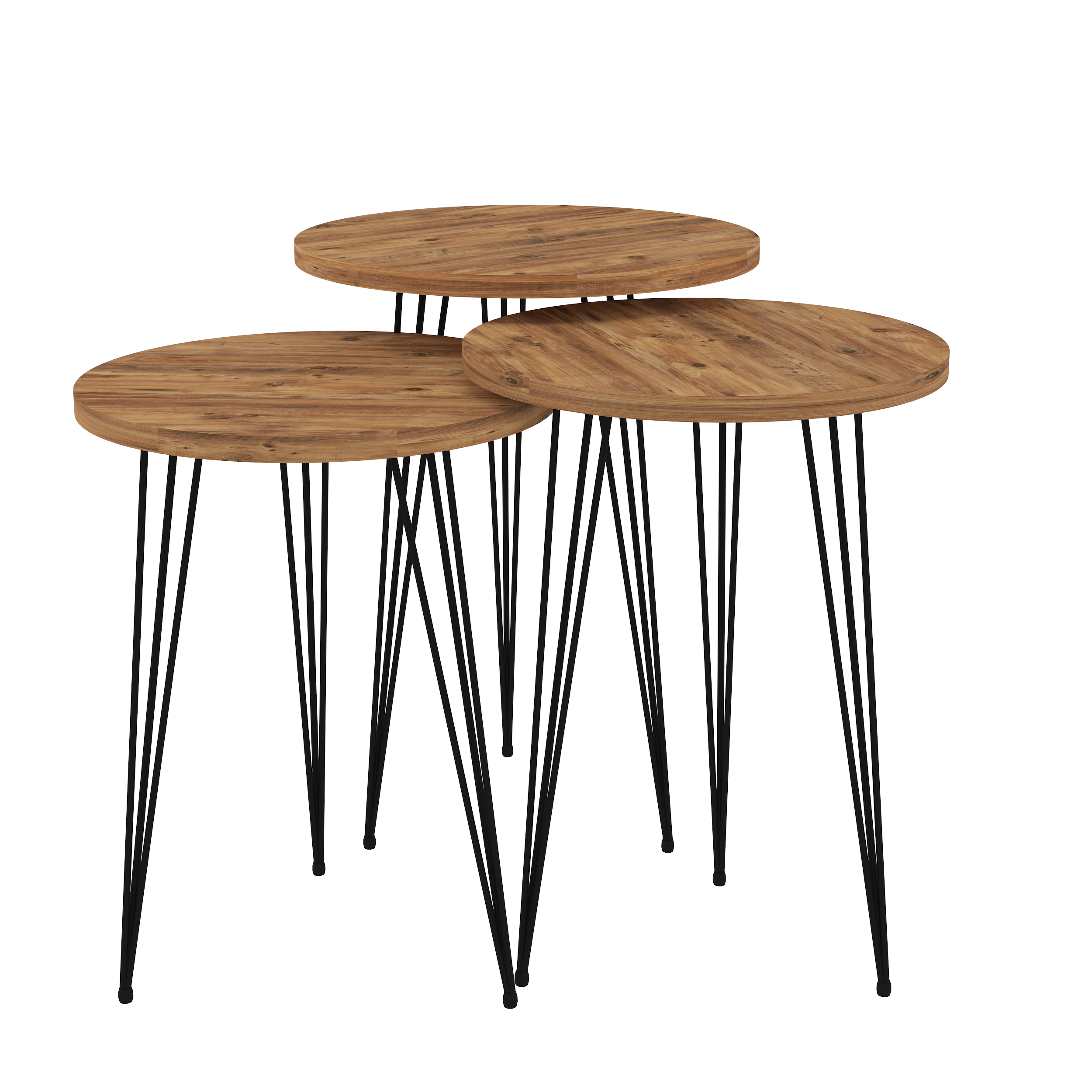 PINE NEST OF 3 TABLE